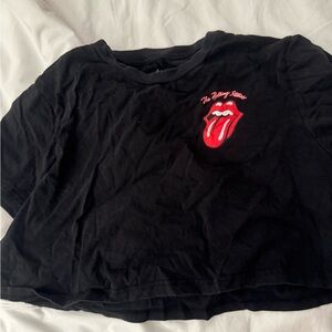 Rolling Stones Black Graphic Tee
